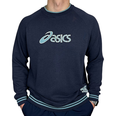 Asics Vintage Y2K Sweater Navy