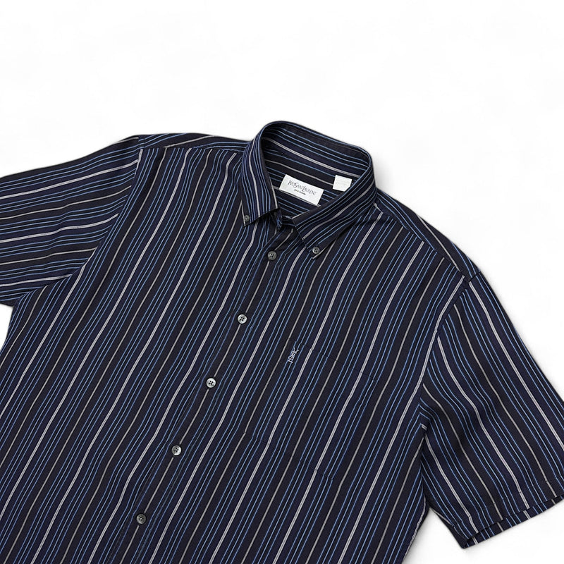 Yves Saint Laurent YSL Vintage Y2K Striped Hemd