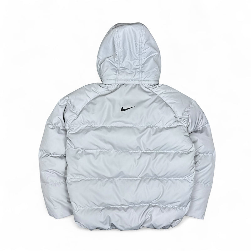 Nike Vintage Y2K Down Pufferjacke Grau