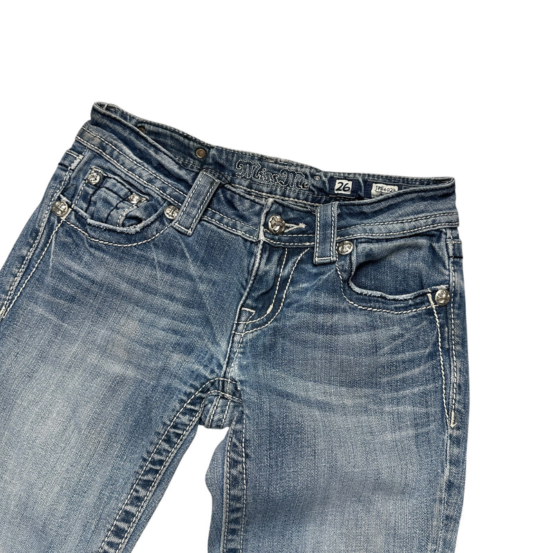 Miss Me Low Waist Y2K Bootcut Jeans
