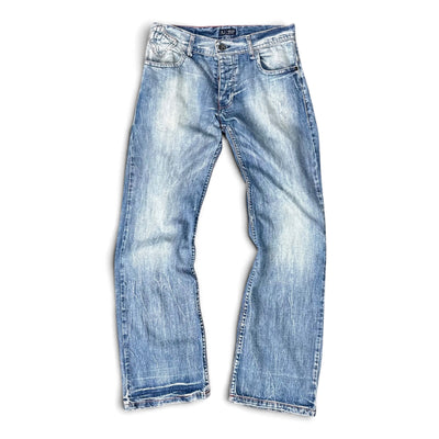 Armani Jeans Vintage Straight Cut Jeans in Größe 48, W31, mit gerader Passform und klassischem Denim-Finish.