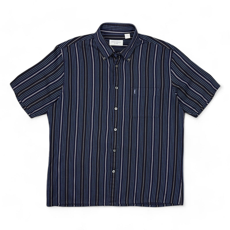 Yves Saint Laurent YSL Vintage Y2K Striped Hemd