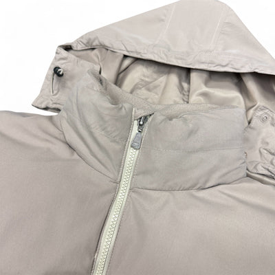 Nike Vintage Y2K Puffer Daunenjacke Beige