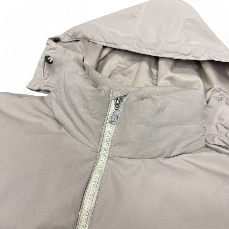 Nike Vintage Y2K Puffer Daunenjacke Beige