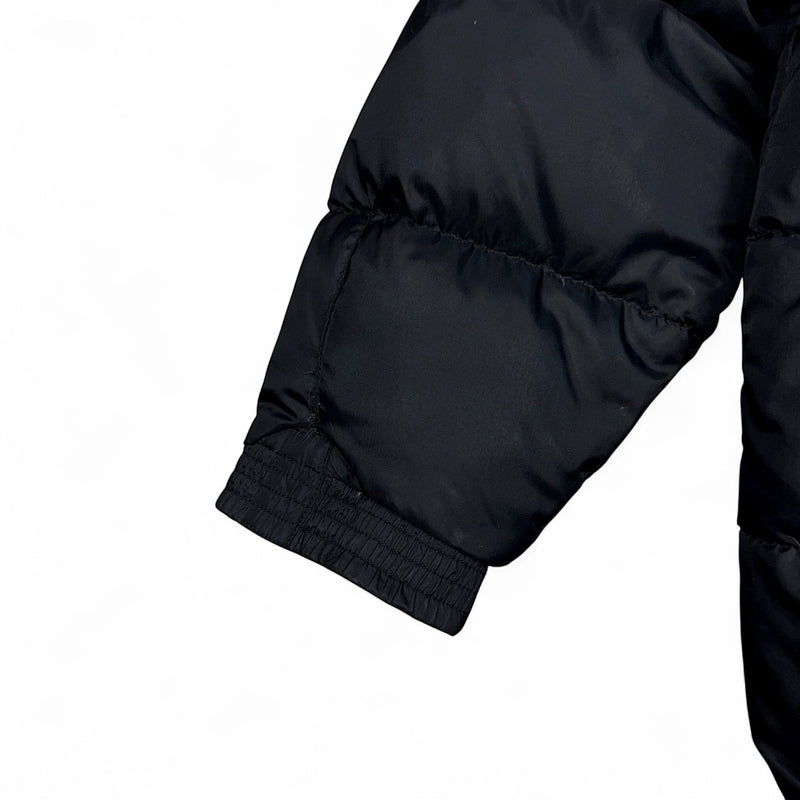 Nike Vintage Y2K Rare Down Pufferjacke Schwarz