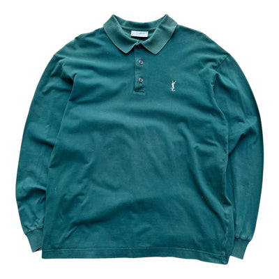 Vintage Yves Saint Laurent Longsleeve Poloshirt | L