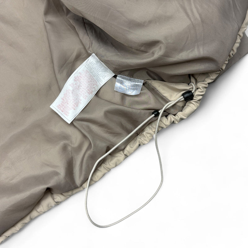 Nike Vintage Y2K Puffer Daunenjacke Beige