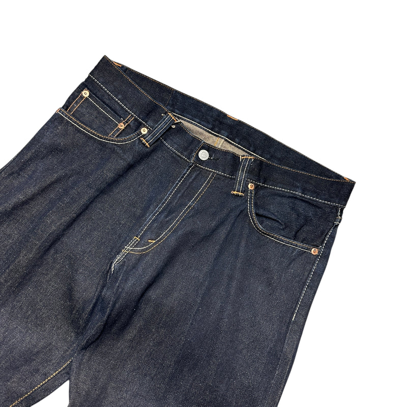Devil Nut Japanese Baggy Raw Denim Jeans
