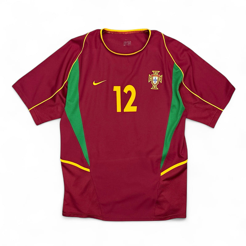 Nike Portugal Hugo Viana 2001-02 Fußball Trikot Burgundy