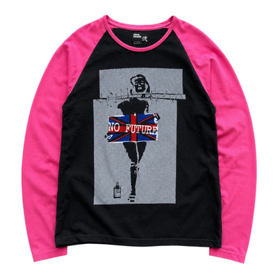 Vintage PPFM Raglan Longsleeve – Punk / Punk Rock Graphic | M