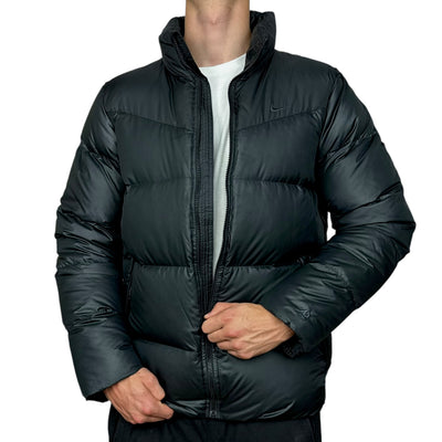 Nike Vintage Puffer Daunenjacke Schwarz