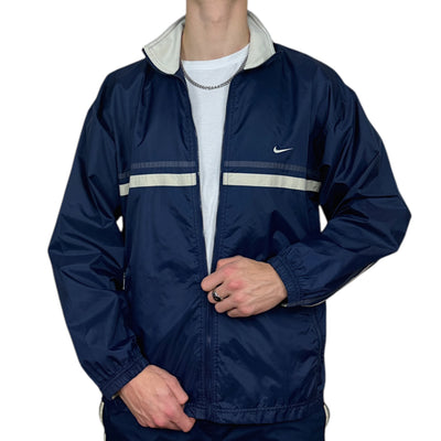 Nike Vintage Y2K Trackjacke Navy