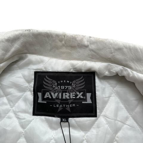 Vintage Avirex Leather Hi-Rollers Jacket | XL