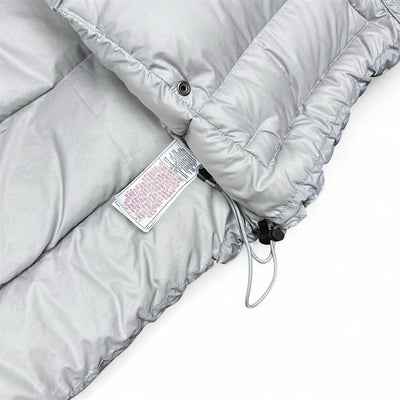 Nike Vintage Y2K Down Pufferjacke Grau