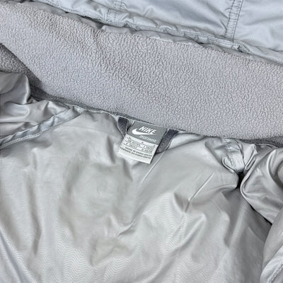 Nike Vintage Y2K Down Pufferjacke Grau