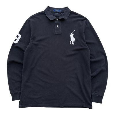 Vintage Polo Ralph Lauren Big Pony Longsleeve Poloshirt | XL