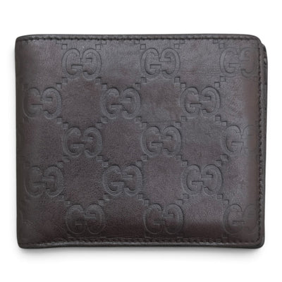 Gucci Guccissima Leather Bifold Wallet | Dunkelbraun