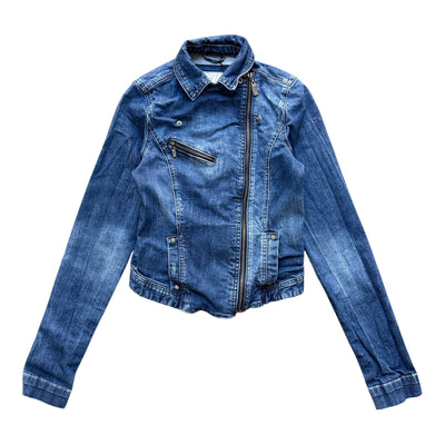 Vintage edc by Esprit Asymmetrical Denim Jacket | XS