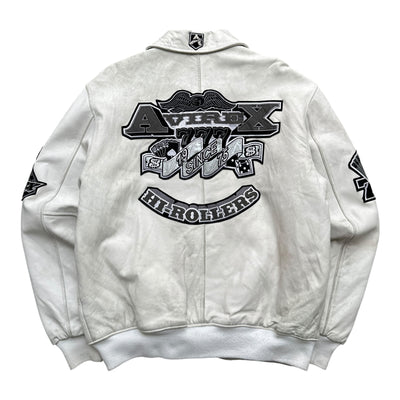 Vintage Avirex Leather Hi-Rollers Jacket | XL
