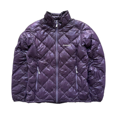 Montbell Diamond Stitch Lightweight Down Jacket Purple | Womens S