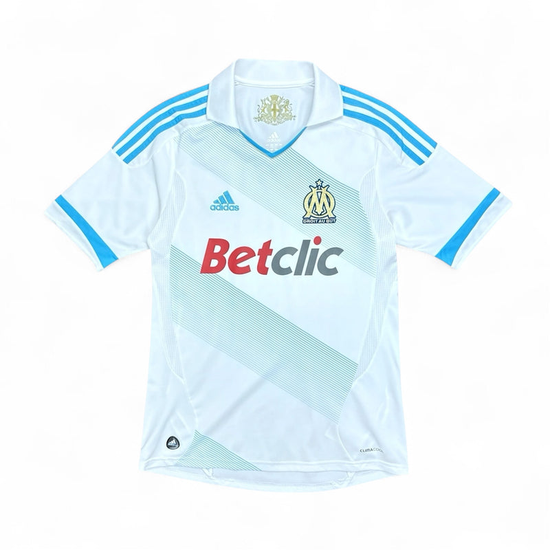 Adidas Olympique Marseille 2011-12 Home Trikot Weiß Blau