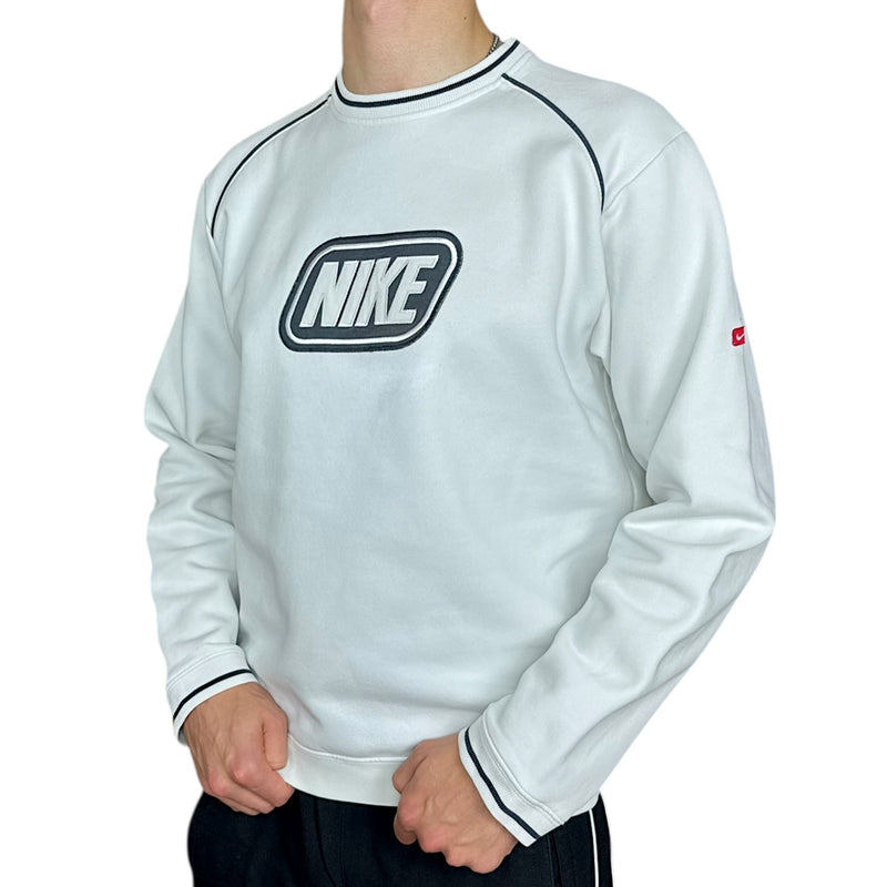 Nike Vintage Y2K Sweater Weiß