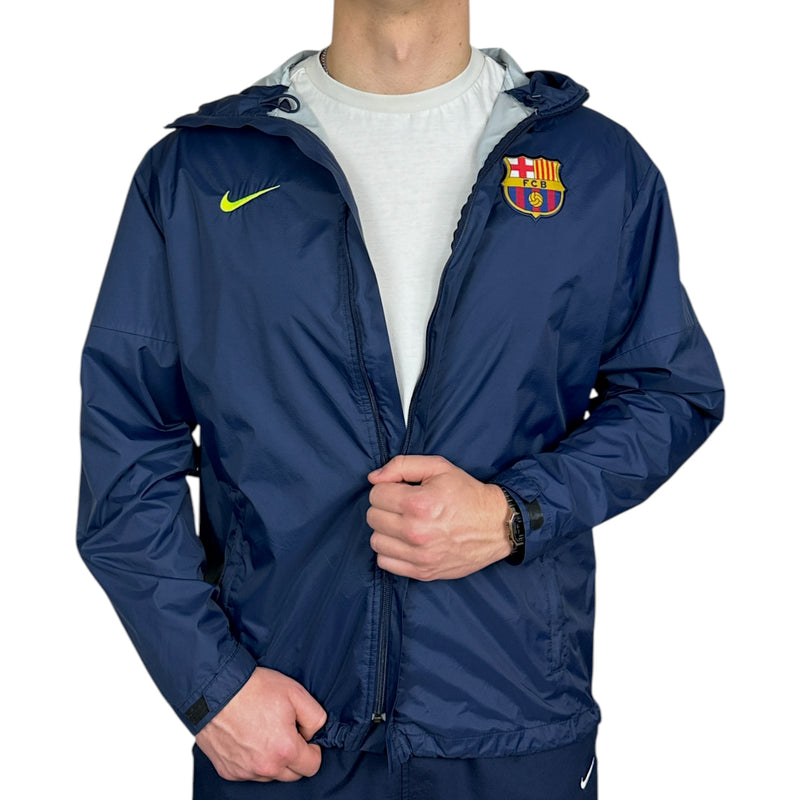 Nike Vintage 2009 FC Barcelona Tactical Trackjacke Navy