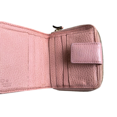 Gucci GG Canvas Pink Wallet