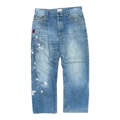 Karakuri Multipocket Japanese Baggy Jeans