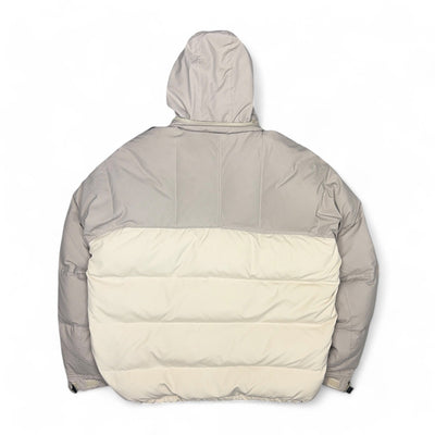 Nike Vintage Y2K Puffer Daunenjacke Beige