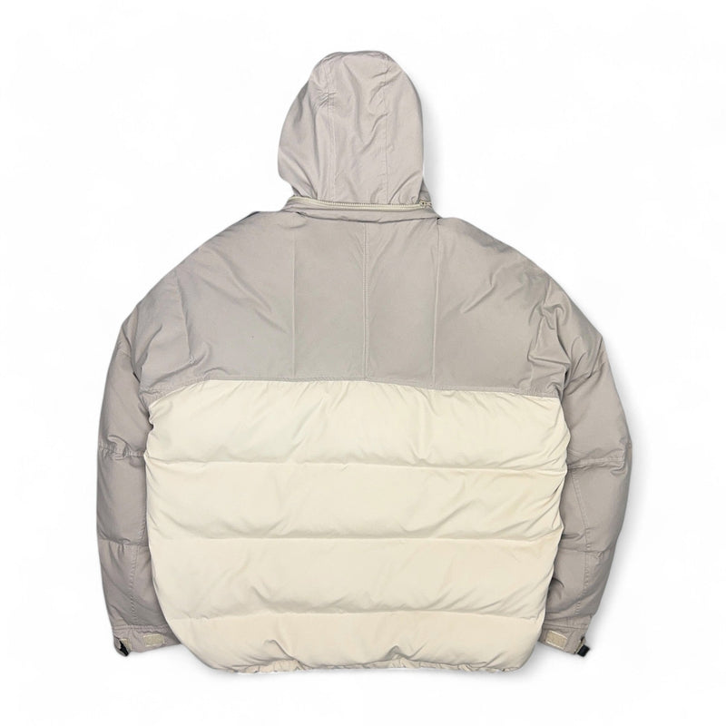 Nike Vintage Y2K Puffer Daunenjacke Beige