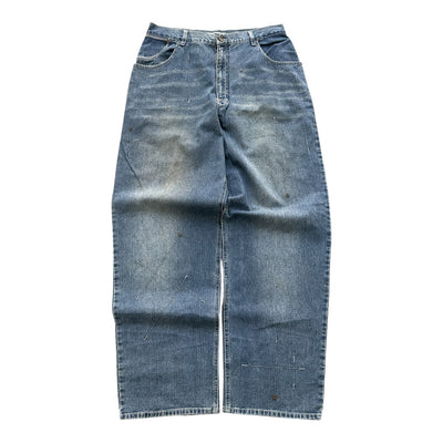 Vintage Pelle Pelle Baggy Jeans Cross Stitch | 34
