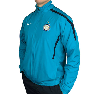 Nike Vintage 2010-11 Inter Mailand Trackjacke AquaBlau