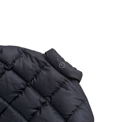 Nike Vintage Y2K Puffer Daunenjacke Schwarz Pink