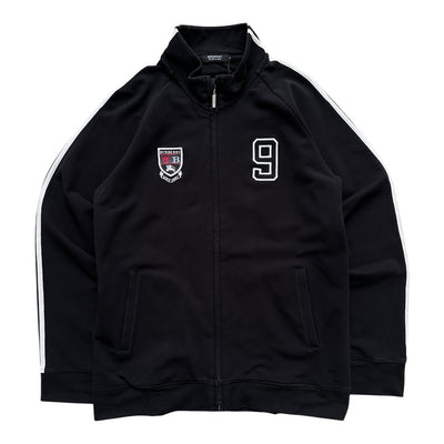 Burberry Black Label Varsity Crest & Number "9" Zip Sweatshirtjacke | M
