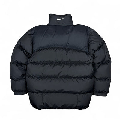Nike Vintage Y2K Puffer Daunenjacke Schwarz