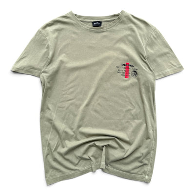 Vintage Diesel Military Graphic T-Shirt | L