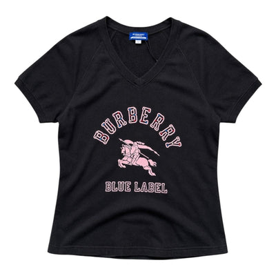 Burberry Blue Label Vintage V Neck Shirt | M