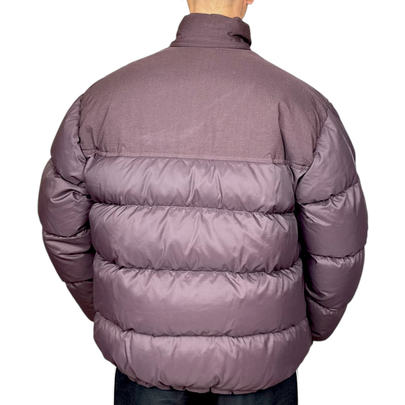 Nike Vintage Y2K Puffer Daunenjacke Rotwein