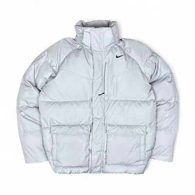Nike Vintage Y2K Down Pufferjacke Grau