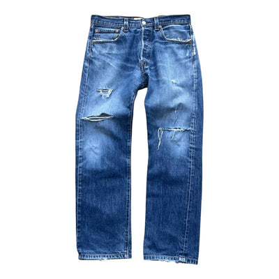 Vintage Levi's 501 Distressed Denim Jeans | W33