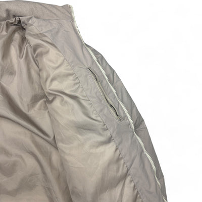 Nike Vintage Y2K Puffer Daunenjacke Beige