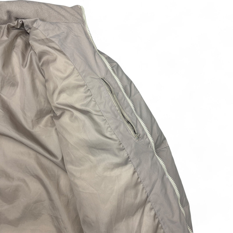 Nike Vintage Y2K Puffer Daunenjacke Beige