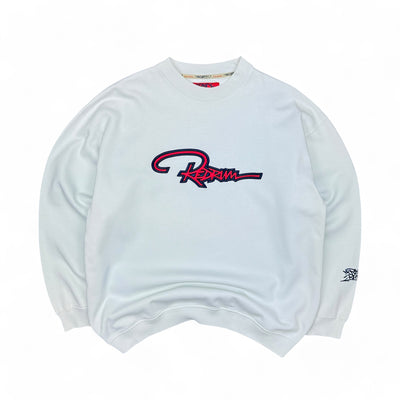 Redrum Vintage Y2K Hip-Hop Sweater Weiß