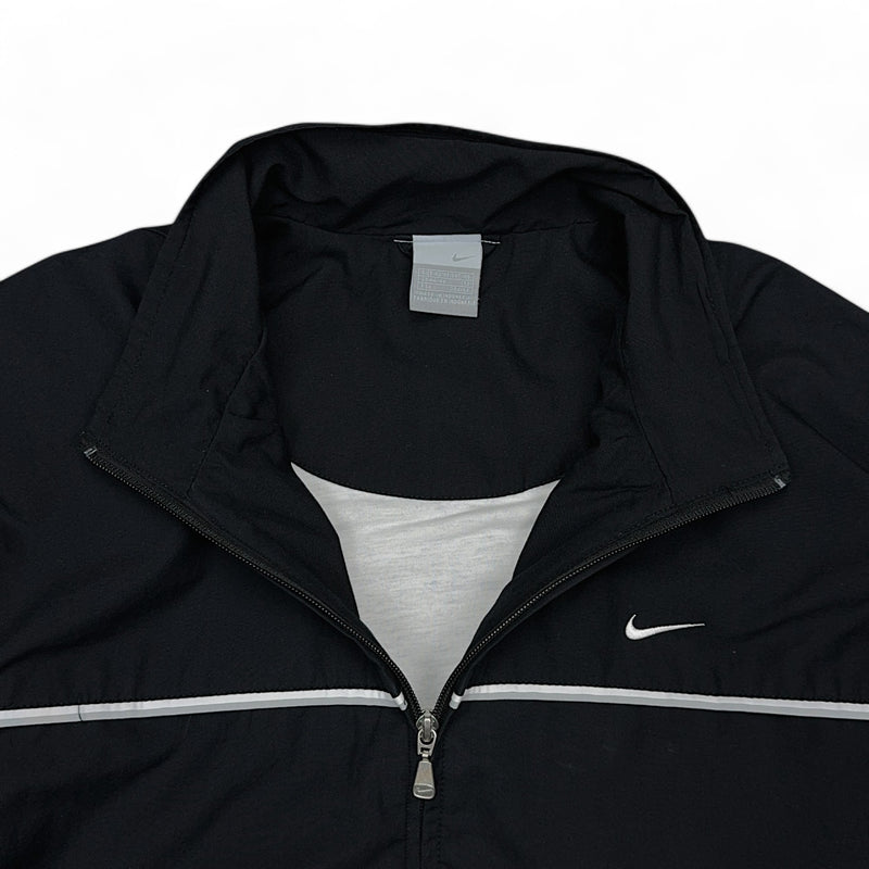 Nike Vintage Y2K Trackjacke Schwarz