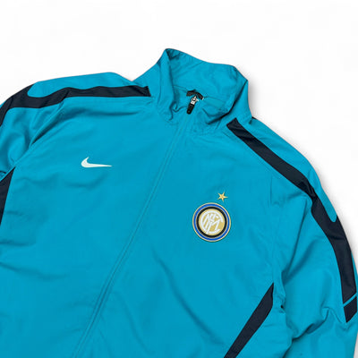 Nike Vintage 2010-11 Inter Mailand Trackjacke AquaBlau