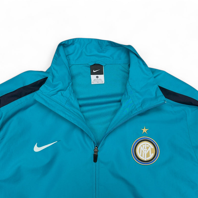 Nike Vintage 2010-11 Inter Mailand Trackjacke AquaBlau