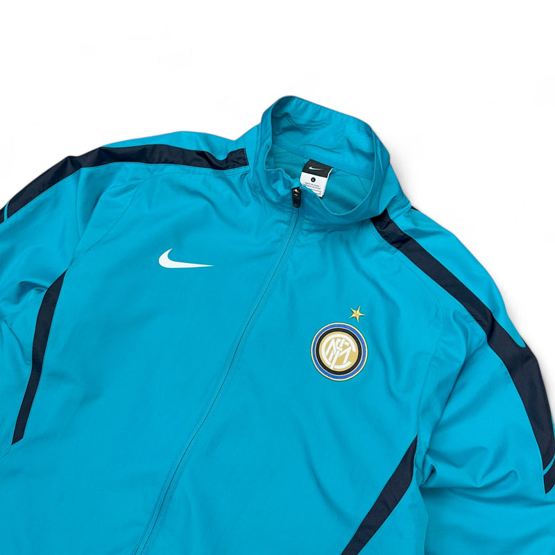 Nike Vintage 2010-11 Inter Mailand Trackjacke AquaBlau