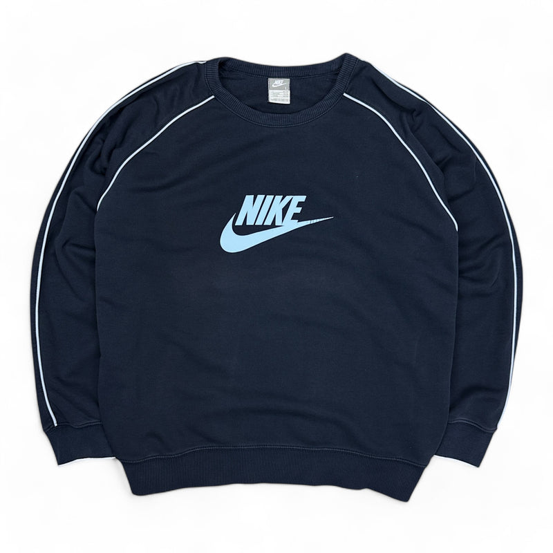 Nike Vintage Y2K Sweater Navy Blau