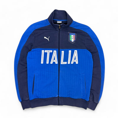 Puma Vintage Y2K ITALIA Zip Up Sweatshirt Blau